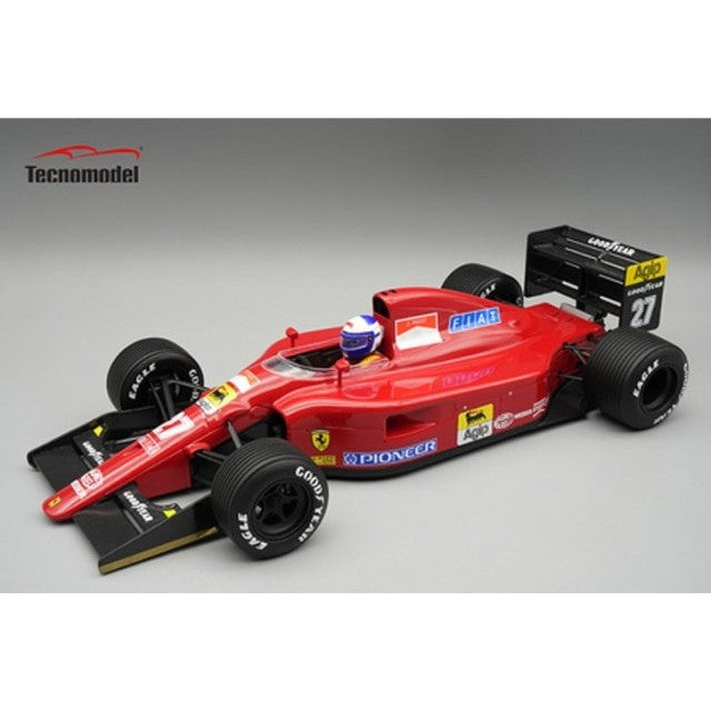 【予約安心出荷】[MDL] 1/18 フェラーリ 642 F1 イモラGP 1991 Alain Prost(アラン・プロスト) レインタイヤ車 ドライバーフィギュア付き 完成品 ミニカー(TMD18-335D) Tecnomodel(テクノモデル)(2026年1月)
