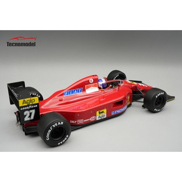 【予約安心出荷】[MDL] 1/18 フェラーリ 642 F1 イモラGP 1991 Alain Prost(アラン・プロスト) レインタイヤ車 ドライバーフィギュア付き 完成品 ミニカー(TMD18-335D) Tecnomodel(テクノモデル)(2026年1月)