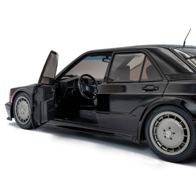 【新品即納】[MDL] 1/18 メルセデスベンツ 190(W201) Evo II ソリドワークス 1990(ブラック) 完成品 ミニカー(S1801012) solido(ソリド)(20250930)