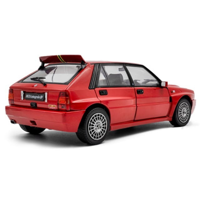 【新品即納】[MDL] 1/18 ランチア デルタ HF インテグラーレ エディツィオーネ フィナーレ 1995(レッド) 完成品 ミニカー(S1807807) solido(ソリド)(20250930)