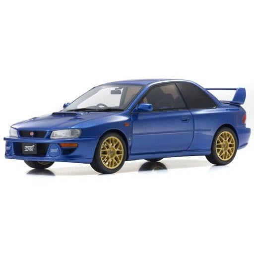 【中古即納】[MDL] 1/18 スバル インプレッサ 22B STI バージョン(ブルー) 「SAMURAIシリーズ」 完成品 ミニカー(KSR18033BL) 京商(20190529)