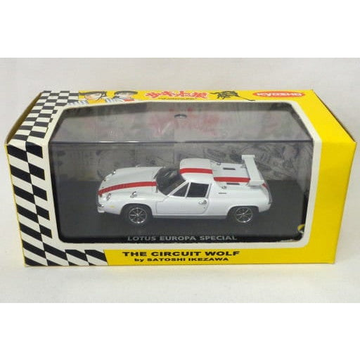 【中古即納】[MDL] 1/43 LOTUS EUROPA(ロータス ヨーロッパ) SPECIAL(ホワイト×レッド) サーキットの狼 完成品 ミニカー(03074W) 京商(20041231)