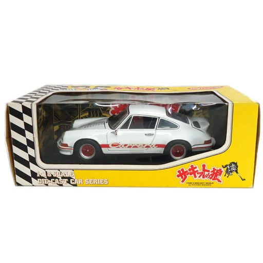 【中古即納】[MDL] 1/18 ポルシェ911 カレラRS'73(ホワイト) サーキットの狼 完成品 ミニカー(08231W) 京商(19981231)
