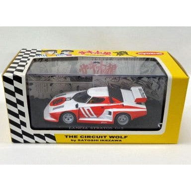 【中古即納】[MDL] 1/43 ランチア ストラトス Gr.5 #10(レッド×ホワイト) 「サーキットの狼」  完成品 ミニカー(03142W) 京商(20030930)