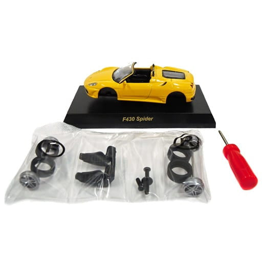 【中古即納】[MDL] サークルK・サンクス限定 フェラーリ ミニカーコレクションV 1/64 Ferrari F430 Spider(イエロー) 完成品 ミニカー 京商(19991231)