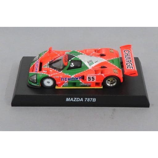 【中古即納】[MDL] サークルK・サンクス限定 マツダ ロータリーエンジン ミニカーコレクション 1/64 MAZDA 787B #55(オレンジ×グリーン) 完成品 ミニカー 京商(20130402)
