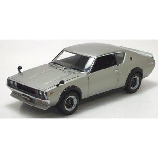 【中古即納】[MDL] 1/18 日産 スカイライン GT-R ケン&メリー Fスポイラー・RSワタナベホイル シルバー 完成品 ミニカー(K08254SW) 京商(20150227)