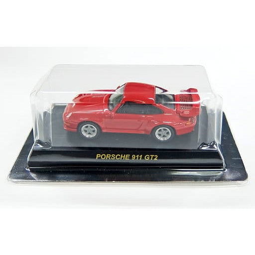 【中古即納】[MDL] サークルK・サンクス限定 ポルシェ ミニカーコレクション2 1/64 ポルシェ 911GT2 1998(レッド) 完成品 ミニカー 京商(20061017)