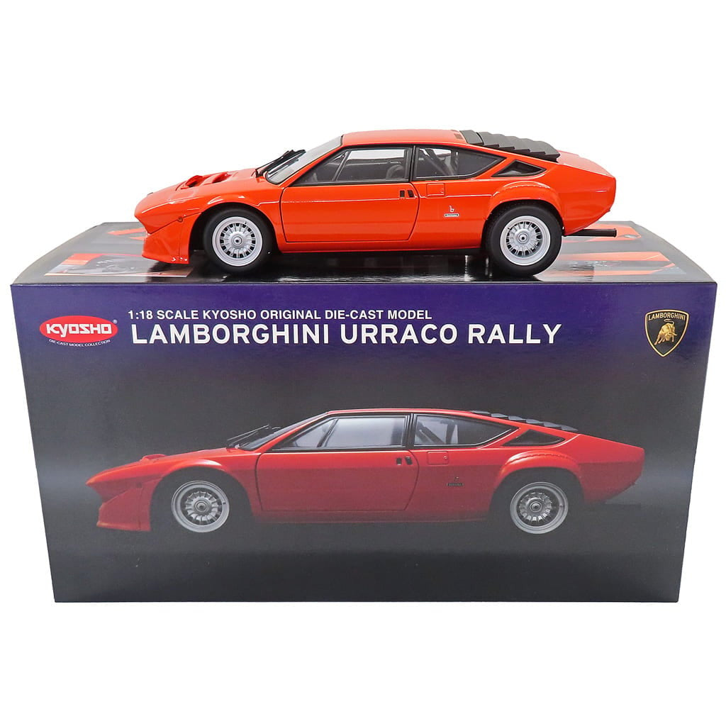 【中古即納】[MDL] 京商オリジナル 1/18 ランボルギーニ ウラッコ ラリー(オレンジ) 完成品 ミニカー(K08442P) 京商(20101031)