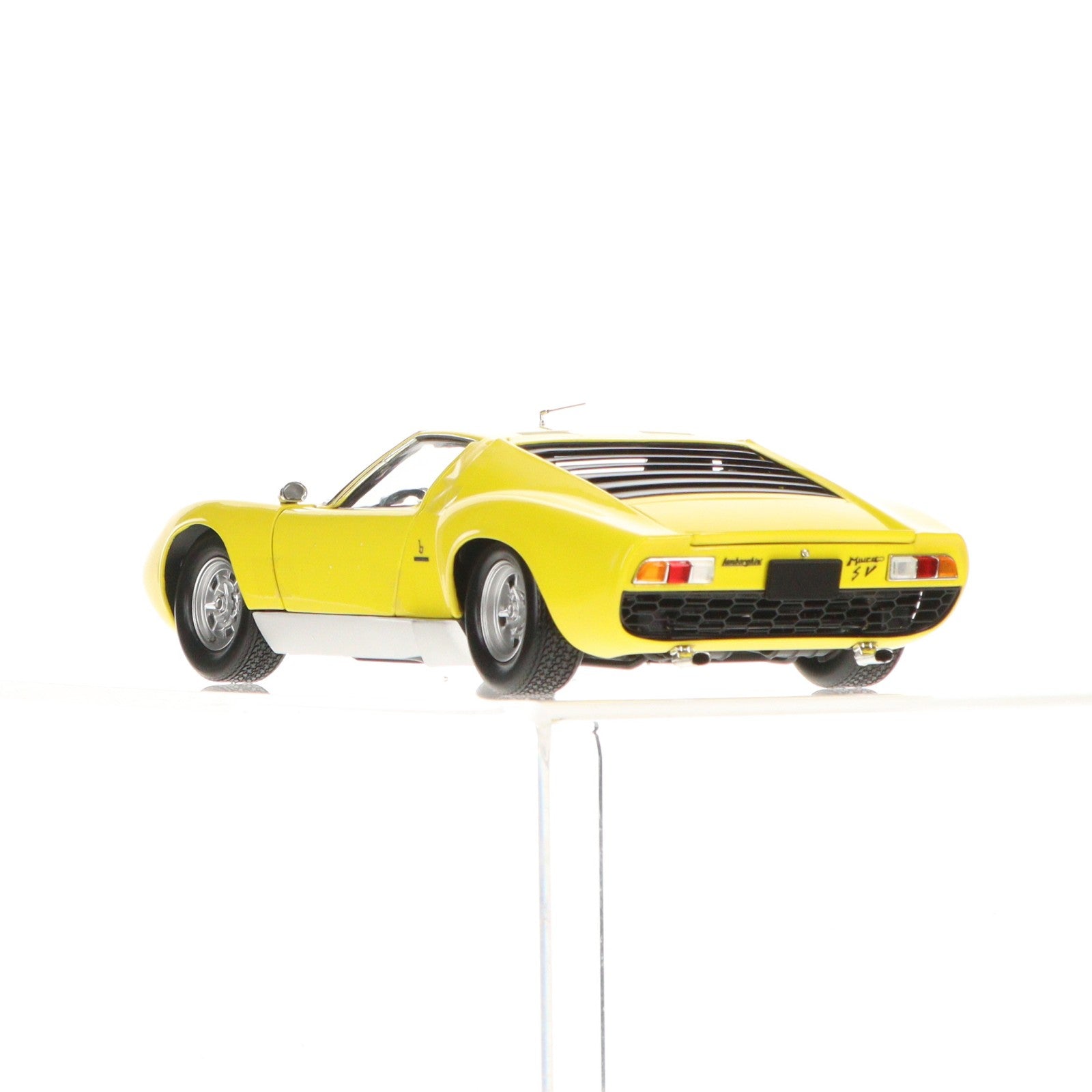 【中古即納】[MDL] 1/18 ランボルギーニ ミウラ P400SV (イエロー/シルバー) 完成品 ミニカー(KS08317Y) 京商(20220929)