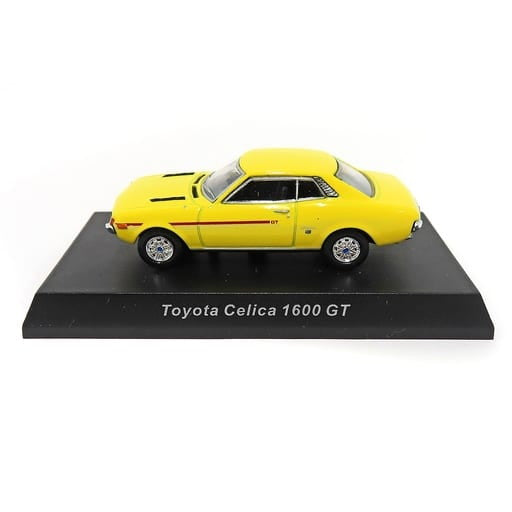 【中古即納】[MDL] ファミリーマート限定 KYOSHO 64 Collection 01 1/64 Toyota Celica(セリカ) 1600GT(イエロー) 完成品 ミニカー(K07113B) 京商(20220810)