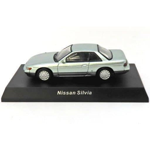 【中古即納】[MDL] ファミリーマート限定 KYOSHO 64 Collection 02 1/64 ニッサン シルビア(グリーン) 完成品 ミニカー(K07115G) 京商(19991231)