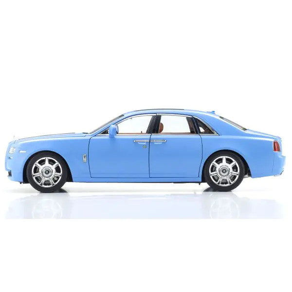 【予約安心出荷】[MDL] (再販) 1/18 ロールス・ロイス ゴースト(ライトブルー) 完成品 ミニカー(KS08802LB) 京商(2025年9月)