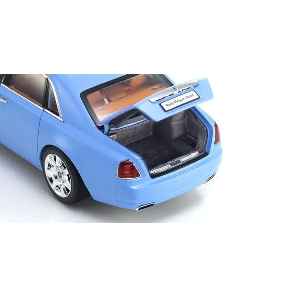 【予約安心出荷】[MDL] (再販) 1/18 ロールス・ロイス ゴースト(ライトブルー) 完成品 ミニカー(KS08802LB) 京商(2025年9月)