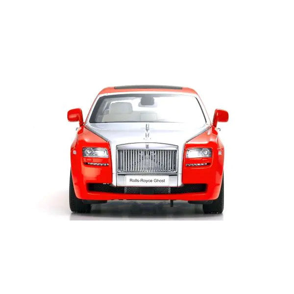 【予約安心出荷】[MDL] (再販) 1/18 ロールス・ロイス ゴースト(レッド×シルバー) 完成品 ミニカー(KS08802RS) 京商(2025年9月)