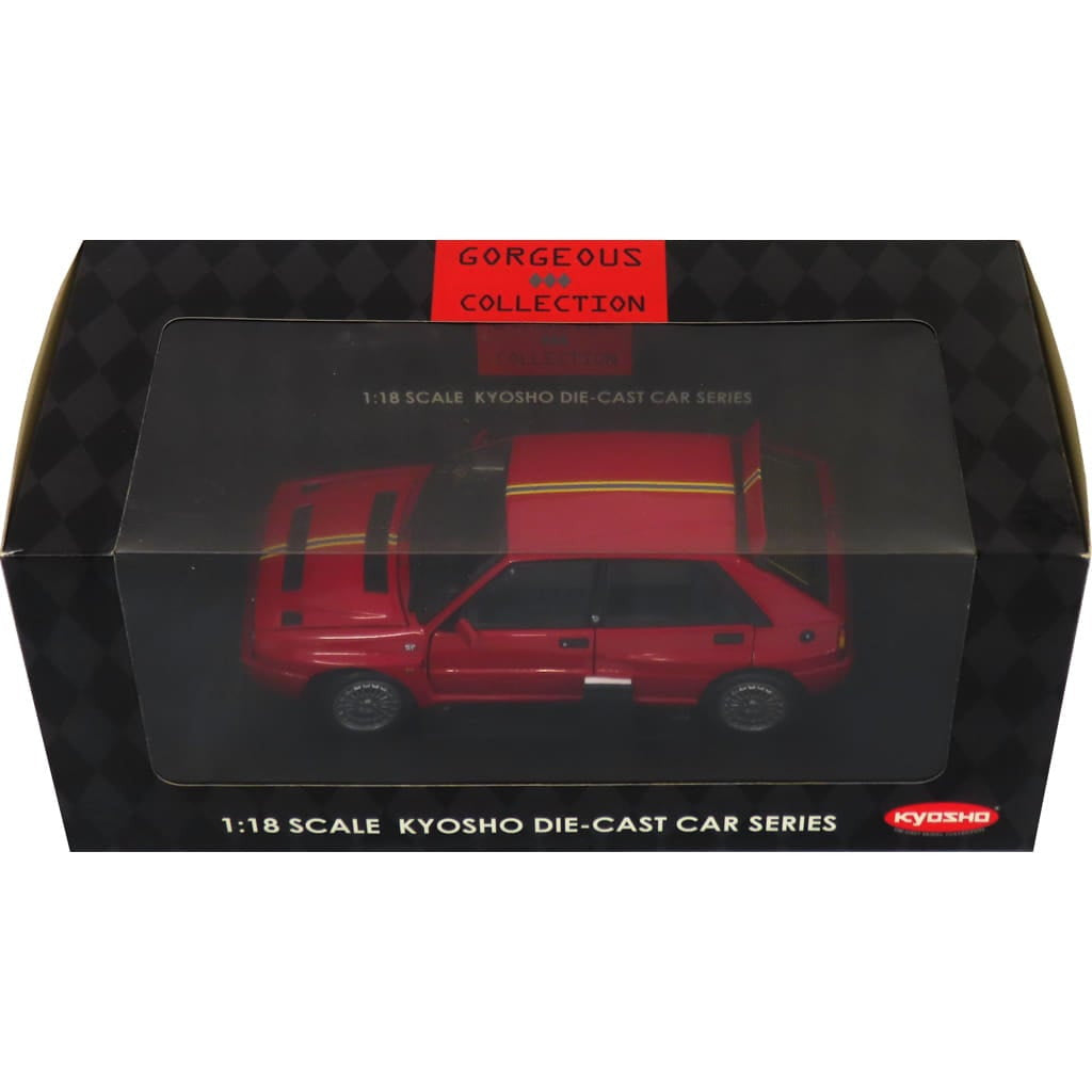 【中古即納】[MDL] 1/18 ランチア・デルタ・HFインテグラーレ コレッツィオーネ(レッド)  完成品 ミニカー(08341C) 京商(19991231)