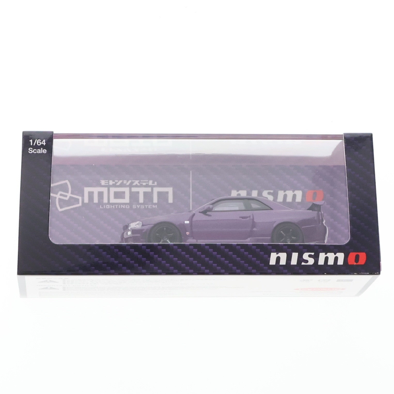 【中古即納】[MDL] MOTNシリーズ 1/64 ニスモ R34 GT-R Z-tune LED搭載(パープル) 完成品 ミニカー(K07130LP) 京商(20250601)