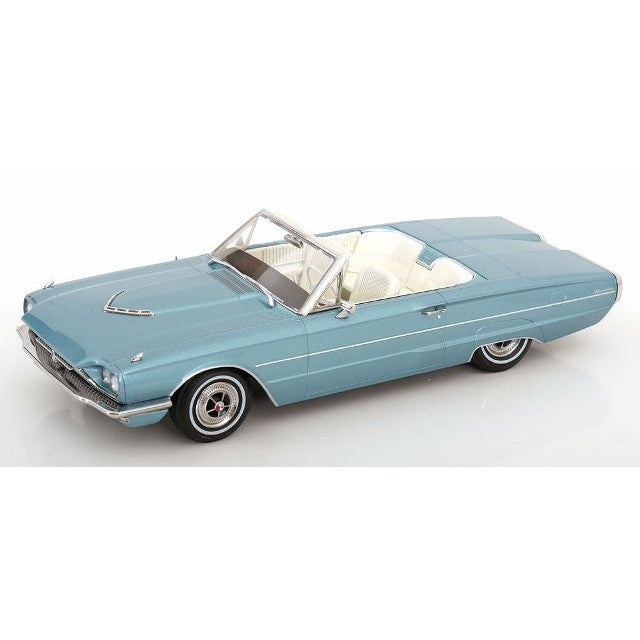 【予約安心出荷】[MDL] 1/18 Ford Thunderbird Convertible(フォード サンダーバード コンバーチブル) 1966 ライトブルーメタリック 完成品 ミニカー(KKDC181341) KK scale(ケーケースケール)(2026年2月)
