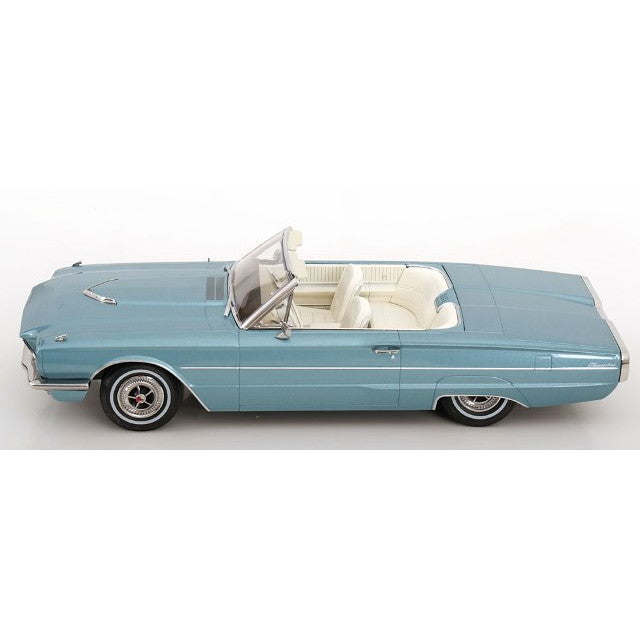 【予約安心出荷】[MDL] 1/18 Ford Thunderbird Convertible(フォード サンダーバード コンバーチブル) 1966 ライトブルーメタリック 完成品 ミニカー(KKDC181341) KK scale(ケーケースケール)(2026年2月)