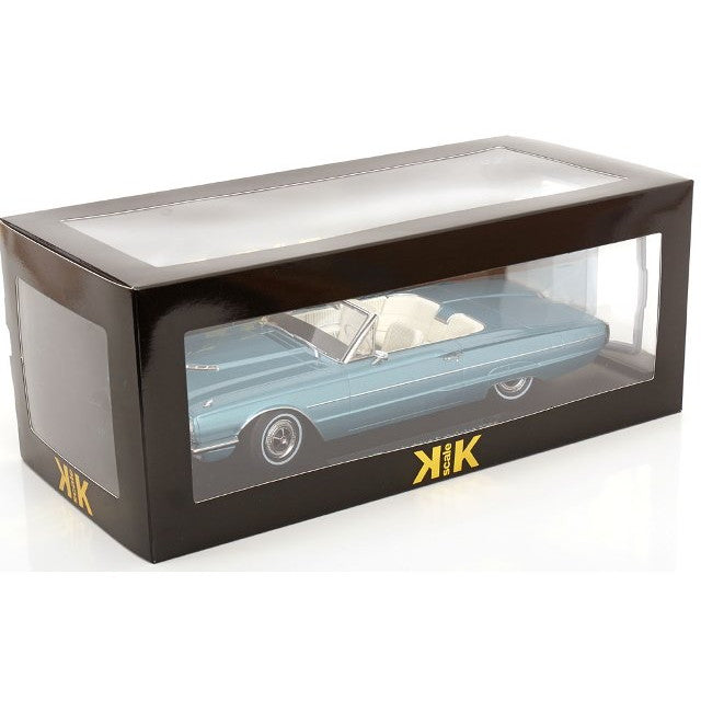 【予約安心出荷】[MDL] 1/18 Ford Thunderbird Convertible(フォード サンダーバード コンバーチブル) 1966 ライトブルーメタリック 完成品 ミニカー(KKDC181341) KK scale(ケーケースケール)(2026年2月)