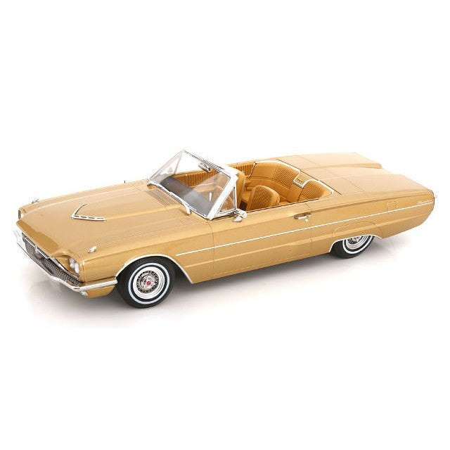 【予約安心出荷】[MDL] 1/18 Ford Thunderbird Convertible(フォード サンダーバード コンバーチブル) 1966 ゴールドメタリック 完成品 ミニカー(KKDC181342) KK scale(ケーケースケール)(2026年2月)