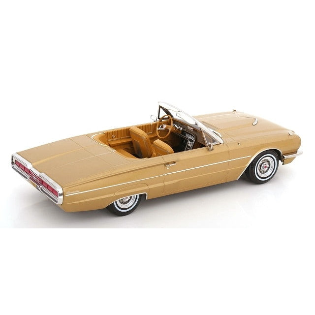 【予約安心出荷】[MDL] 1/18 Ford Thunderbird Convertible(フォード サンダーバード コンバーチブル) 1966 ゴールドメタリック 完成品 ミニカー(KKDC181342) KK scale(ケーケースケール)(2026年2月)