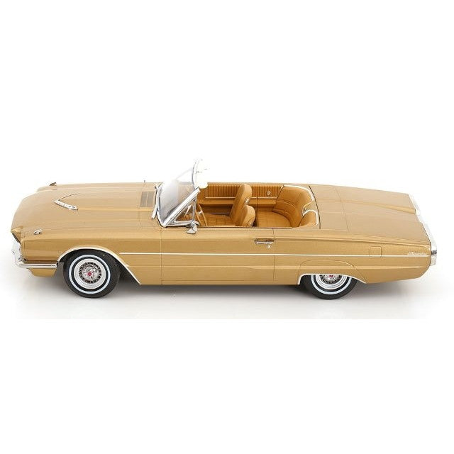 【予約安心出荷】[MDL] 1/18 Ford Thunderbird Convertible(フォード サンダーバード コンバーチブル) 1966 ゴールドメタリック 完成品 ミニカー(KKDC181342) KK scale(ケーケースケール)(2026年2月)