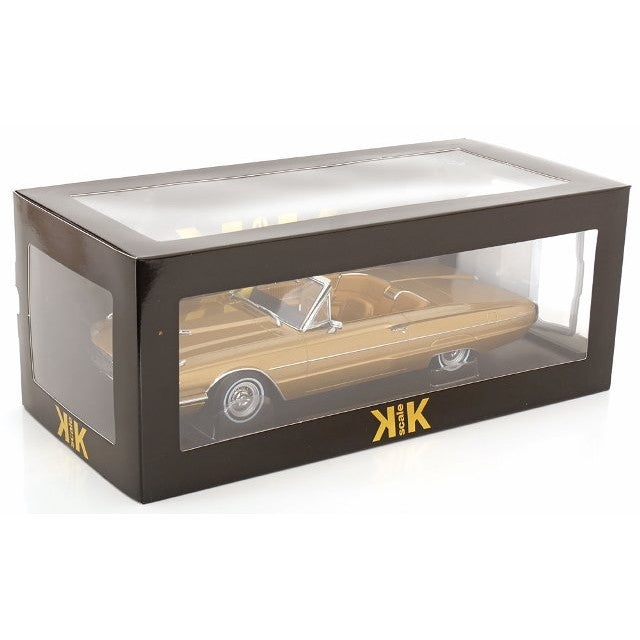 【予約安心出荷】[MDL] 1/18 Ford Thunderbird Convertible(フォード サンダーバード コンバーチブル) 1966 ゴールドメタリック 完成品 ミニカー(KKDC181342) KK scale(ケーケースケール)(2026年2月)