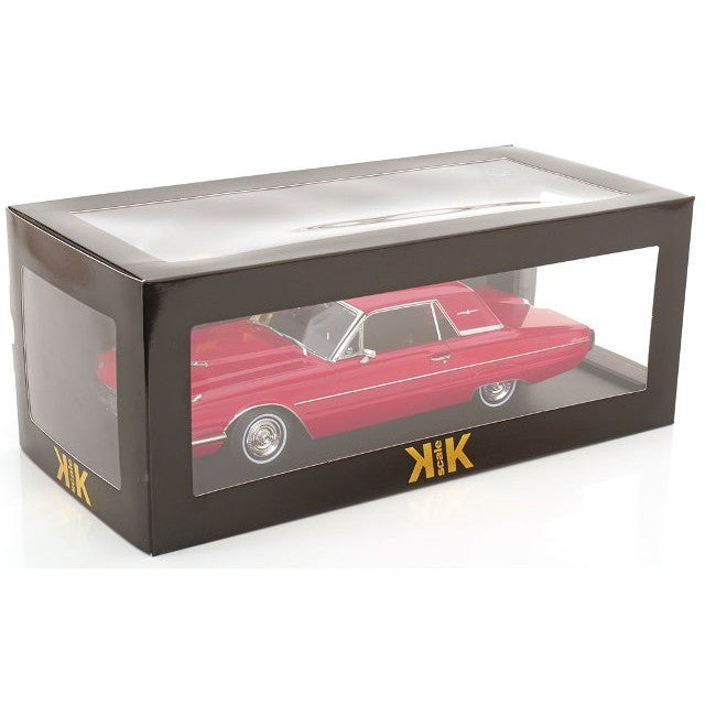 【予約安心出荷】[MDL] 1/18 Ford Thunderbird Hardtop Coupe(フォード サンダーバード ハードトップ クーペ) 1966 レッド 完成品 ミニカー(KKDC181343) KK scale(ケーケースケール)(2026年2月)