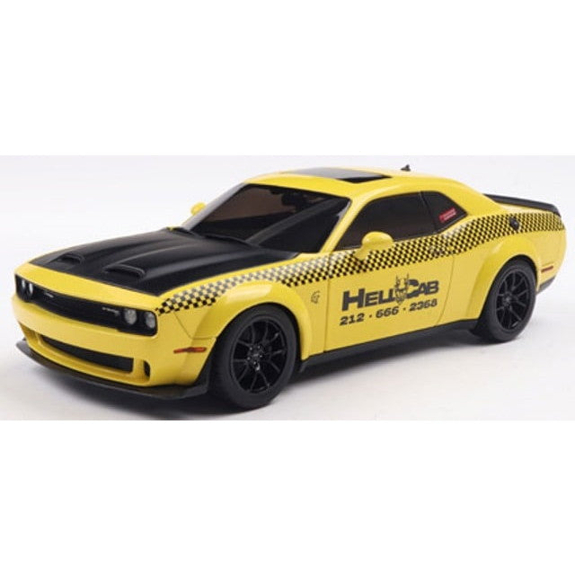【予約安心出荷】[MDL] 1/18 ダッジ チャレンジャー SRT ヘルキャット レッドアイ ワイドボディ NYC HELLCAB 2023(イエロー) 完成品 ミニカー(S1805716) solido(ソリド)(2026年2月)