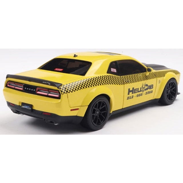【予約安心出荷】[MDL] 1/18 ダッジ チャレンジャー SRT ヘルキャット レッドアイ ワイドボディ NYC HELLCAB 2023(イエロー) 完成品 ミニカー(S1805716) solido(ソリド)(2026年2月)