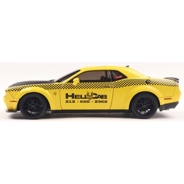 【予約安心出荷】[MDL] 1/18 ダッジ チャレンジャー SRT ヘルキャット レッドアイ ワイドボディ NYC HELLCAB 2023(イエロー) 完成品 ミニカー(S1805716) solido(ソリド)(2026年2月)