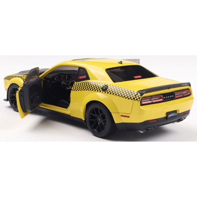 【予約安心出荷】[MDL] 1/18 ダッジ チャレンジャー SRT ヘルキャット レッドアイ ワイドボディ NYC HELLCAB 2023(イエロー) 完成品 ミニカー(S1805716) solido(ソリド)(2026年2月)