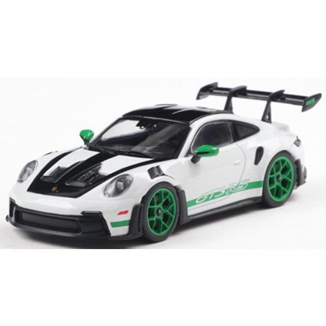 【予約安心出荷】[MDL] 1/43 ポルシェ 911(992) GT3 RS カレラRSパッケージ トリビュート 2023(ホワイト/グリーン) 完成品 ミニカー(S4314801) solido(ソリド)(2026年2月)