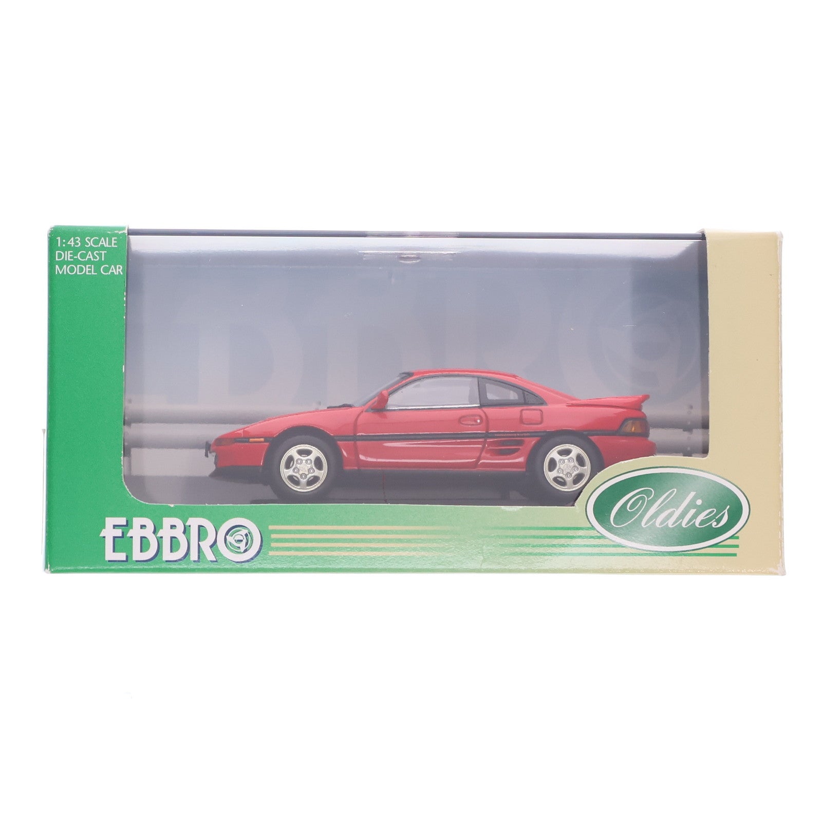【中古即納】[MDL] 1/43 TOYOTA MR2 SW20 1989(レッド) Oldies 完成品 ミニカー(43266) EBBRO(エブロ)(20030530)