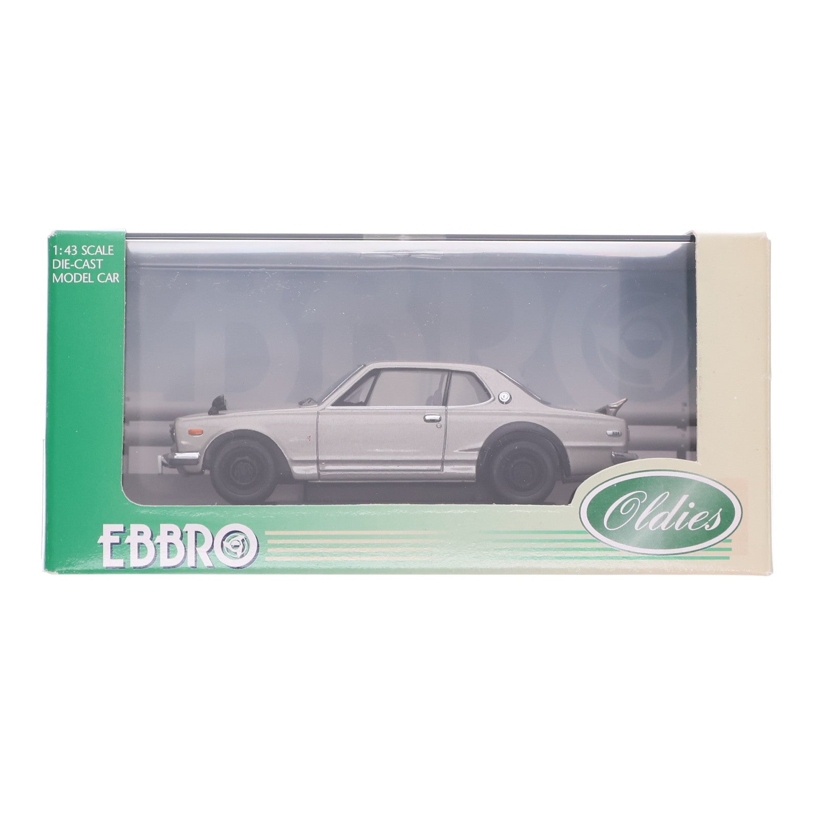 【中古即納】[MDL] 1/43 NISSAN SKYLINE(スカイライン) GT-R KPGC10 1970(シルバー) Oldies 完成品 ミニカー(172) EBBRO(エブロ)(19991231)