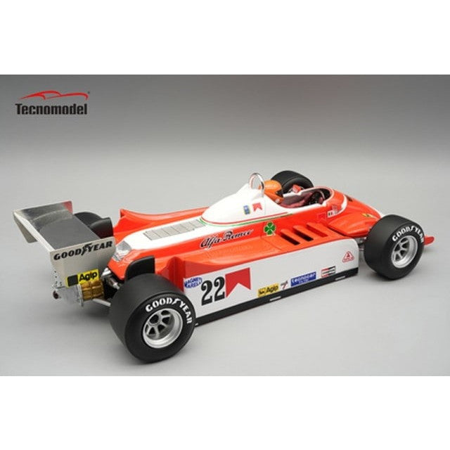 【予約安心出荷】[MDL] 1/18 アルファロメオ 179 オランダGP 1980 Vittorio Brambilla ドライバーフィギュア付き 完成品 ミニカー(TMD18-421A) Tecnomodel(テクノモデル)(2026年1月)