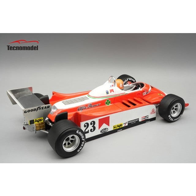 【予約安心出荷】[MDL] 1/18 アルファロメオ 179 アメリカGP 1980 B.Giacomelli ドライバーフィギュア付き 完成品 ミニカー(TMD18-421B) Tecnomodel(テクノモデル)(2026年1月)