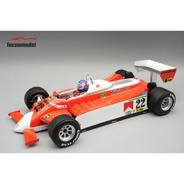 【予約安心出荷】[MDL] 1/18 アルファロメオ 179 モナコGP 1980 P.Depailler ドライバーフィギュア付き 完成品 ミニカー(TMD18-421C) Tecnomodel(テクノモデル)(2026年1月)