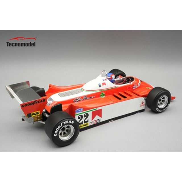 【予約安心出荷】[MDL] 1/18 アルファロメオ 179 モナコGP 1980 P.Depailler ドライバーフィギュア付き 完成品 ミニカー(TMD18-421C) Tecnomodel(テクノモデル)(2026年1月)