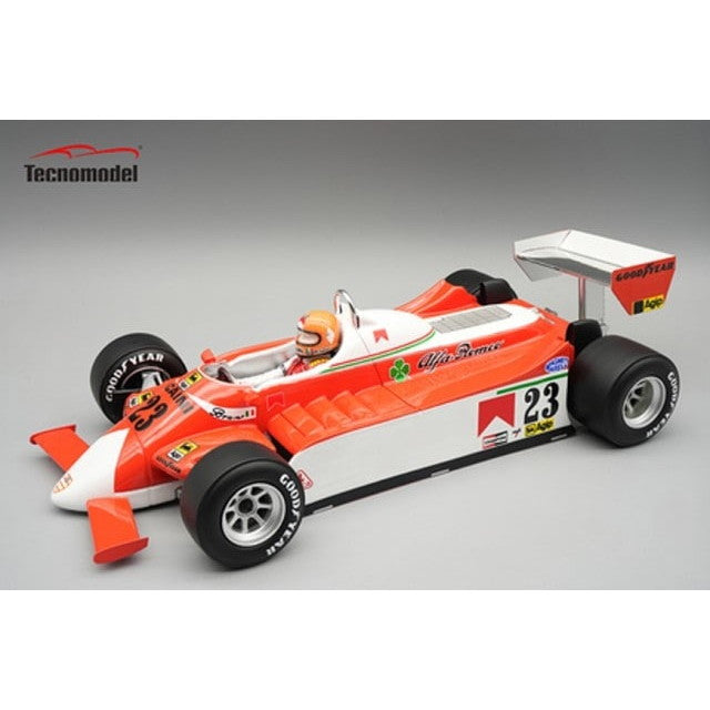 【予約安心出荷】[MDL] 1/18 アルファロメオ 179 モナコGP 1980 Bruno Giacomelli ドライバーフィギュア付き 完成品 ミニカー(TMD18-421D) Tecnomodel(テクノモデル)(2026年1月)
