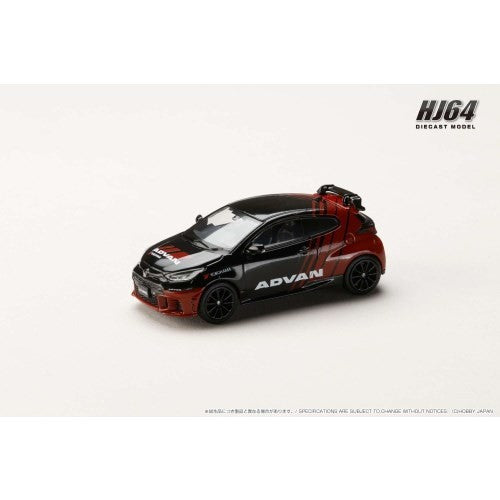 【新品】【お取り寄せ】[MDL] 1/64 トヨタ GR ヤリス 2024 YOKOHAMA ADVAN COLOR 完成品 ミニカー(HJ643087AV) ホビージャパン(20251130)
