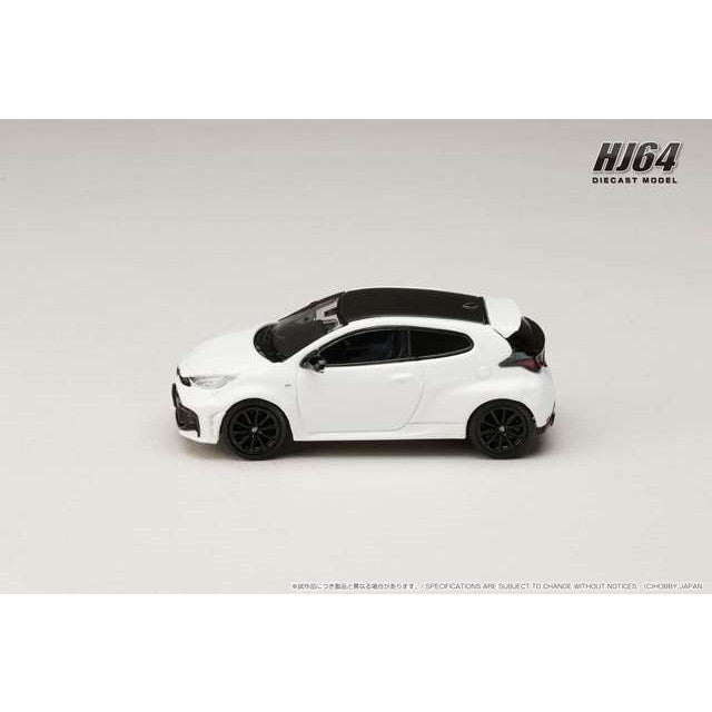 【予約安心出荷】[MDL] 1/64 トヨタ GR ヤリス RZハイパフォーマンス 2024(スーパーホワイトII ) 完成品 ミニカー(HJ641087W) ホビージャパン(2025年11月)