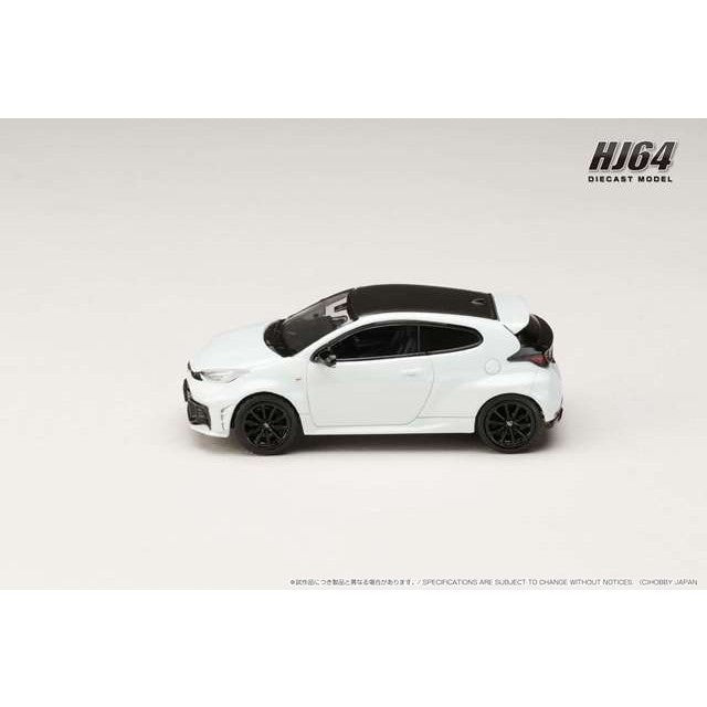 【新品】【お取り寄せ】[MDL] 1/64 トヨタ GR ヤリス RZハイパフォーマンス 2024(プラチナホワイトパールマイカ) 完成品 ミニカー(HJ641087PW) ホビージャパン(20251130)