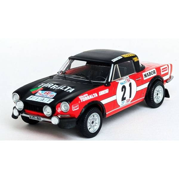 【新品即納】[MDL] 1/43 フィアット 124 スポルトスパイダー 1600 1973年 TAPラリー #21 J.Carpinteiro Albino/F.Carpinteiro Albino 完成品 ミニカー(dsn313) Trofeu(トロフュー)(20250930)