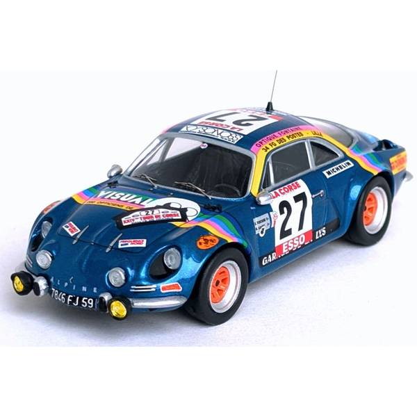 【新品即納】[MDL] 1/43 アルピーヌルノー A110 1980年 ツールドコルス #27 Bernard Fontaine/Max Gaurit 完成品 ミニカー(RRfr97) Trofeu(トロフュー)(20250930)