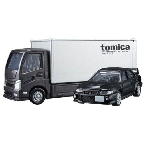 【中古即納】[MDL] トミカプレミアム tomicaトランスポーター 三菱 ランサーエボリューションVI GSR 完成品 ミニカー タカラトミー(20230916)