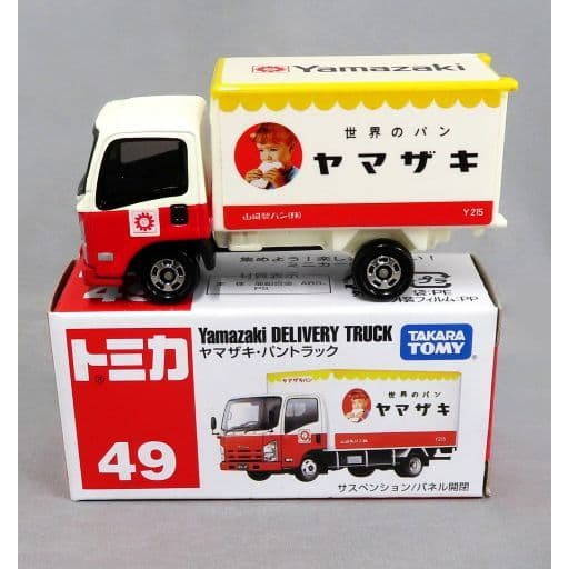 【中古即納】[MDL] トミカ No.49 ヤマザキ・パントラック(ホワイト×レッド×イエロー/赤箱/ベトナム製) 完成品 ミニカー タカラトミー(20080129)