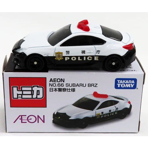 【中古即納】[MDL] イオン限定 トミカ No.66 1/60 SUBARU BRZ 日本警察仕様 警視庁(ホワイト×ブラック) 完成品 ミニカー タカラトミー(19991231)