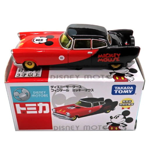 【中古即納】[MDL] トミカ ディズニーモータース ミッキーマウス フィンテール(ブラック×レッド) 販売店特別仕様車 完成品 ミニカー タカラトミー(20210131)